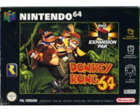 Donkey Kong 64 m. kasse (slidt) og manual (incl expansions pak) (N64)