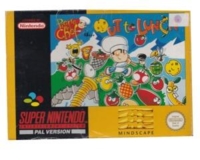 Out to Lunch m. kasse (slidt) (SNES)