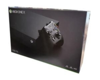 Xbox One X 1 TB (sort) m. kasse
