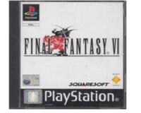 Final Fantasy VI (italiensk kasse og manual) (PS1)