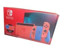 Nintendo Switch (Mario Red & Blue edition) (2019) Joy-Con (brugt) m. kasse og maual