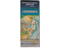 International Soccer (modul) m. kasse og manual (Commodore 64)