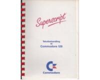 Superscript Tekstbehandling til Commodore 128 (dansk) m. manual