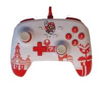 Switch Pro Controller m. ledning (Mario) (Power A)