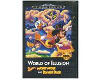 World of Illusion starring Mickey and Donald m. kasse og manual (SMD)