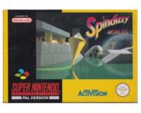 Spin Dizzy Worlds (ukv) m. kasse og manual (SNES)