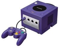 GameCube (Lilla) (DOL-001) m. 1 joypad (kosmetiske fejl)
